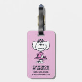 Angry Sally Gepäckanhänger (Rückseite vertikal)