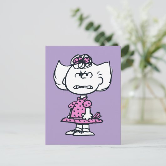 Angry Sally Postkarte (Stehend Vorderseite)