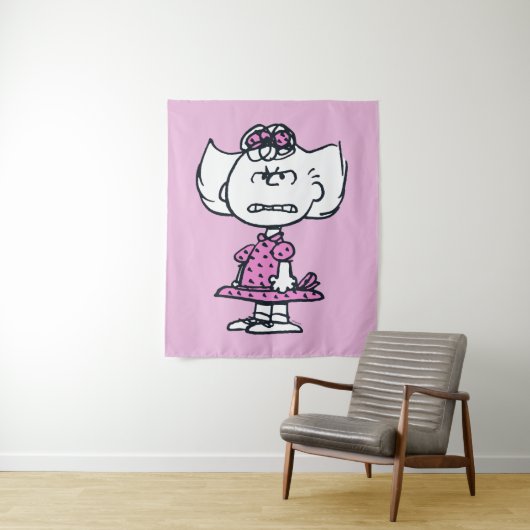 Angry Sally Wandteppich (Beispiel)