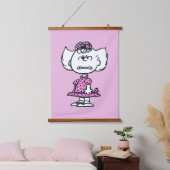Angry Sally Wandteppich Mit Holzrahmen (Schlafzimmer)