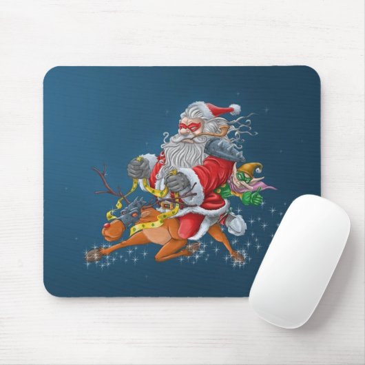 Angry Santa Claus Mousepad (Mit Mouse)