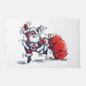 Angry Santa doormat big santa Fußmatte (Vorderseite)