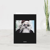 Angry Santa Feiertagskarte (Rückseite)