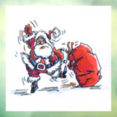 Angry Santa Fensterklemme Fensteraufkleber (Blatt 3)