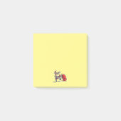 Angry Santa Gelbe Notizblöcke Post-it Klebezettel (Vorderseite)