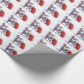 Angry Santa gly Packpapier (Ecke)