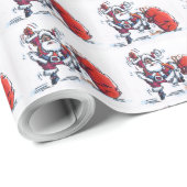 Angry Santa gly Packpapier (Rolleneckpunkt)