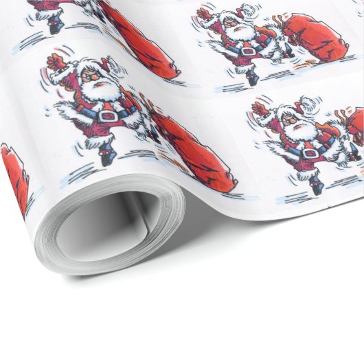 Angry Santa gly Packpapier (Rolleneckpunkt)