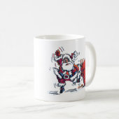 Angry Santa links Tasse (VorderseiteRechts)