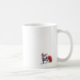 Angry Santa links Tasse