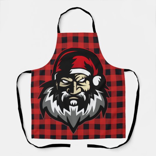 Angry Santa Middle Finger Schürze (Vorderseite)