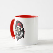 Angry Santa Middle Finger Tasse (Vorderseite Links)