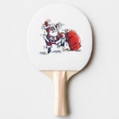 Angry Santa Pong Paddle Tischtennis Schläger (Vorderseite)