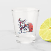 Angry Santa Shot Glas (Vorderseite)