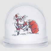 Angry Santa snow globe Schneekugeln (Vorderseite)