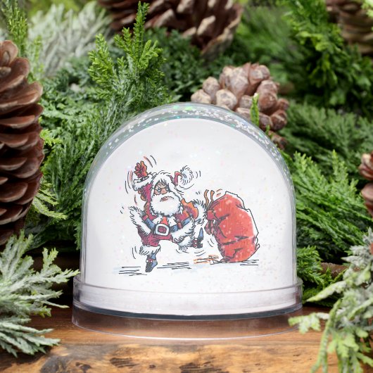 Angry Santa snow globe Schneekugeln (Winter)