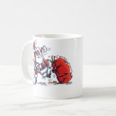 Angry Santa Tasse (Vorderseite Links)