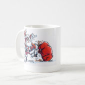 Angry Santa Tasse (Vorderseite Links)