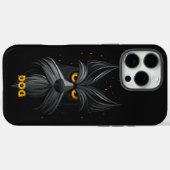 Angry Schnauzer Dog Black Case-Mate iPhone Hülle (Rückseite (Horizontal))