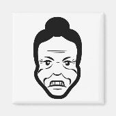 Angry Senior Kühlschrankmagnet (Vorne)