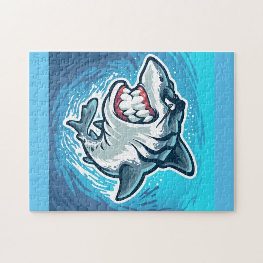 Angry Shark Puzzle (Horizontal)