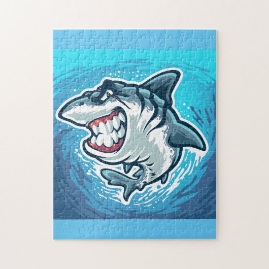 Angry Shark Puzzle (Vertikal)