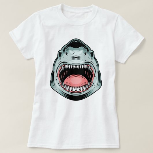 Angry Shark T-Shirt (Design vorne)