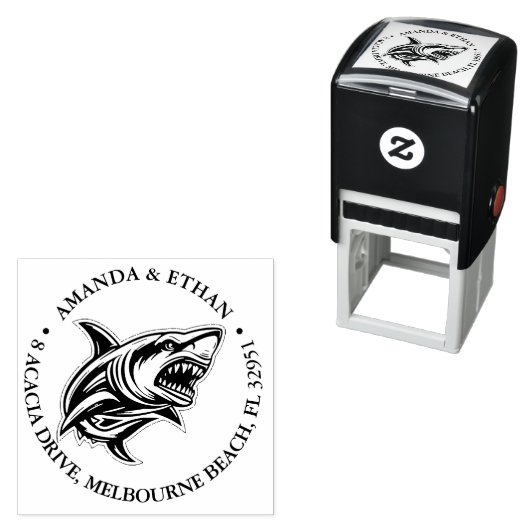 Angry Shark Theme Permastempel (Beispiel)