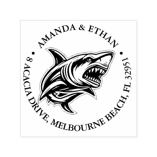 Angry Shark Theme Permastempel (Design)