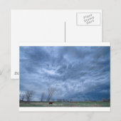 Angry Skies Postkarte (Vorne/Hinten)