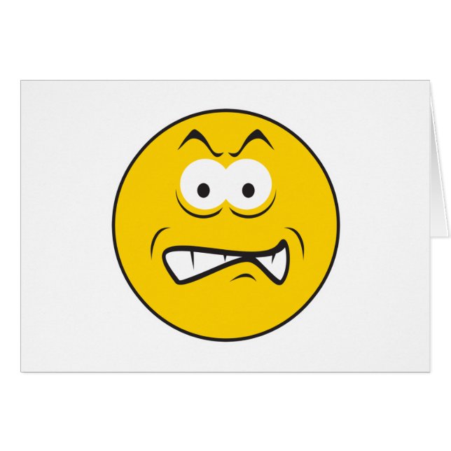 Angry Snarling Face (Vorderseite (Horizontal))