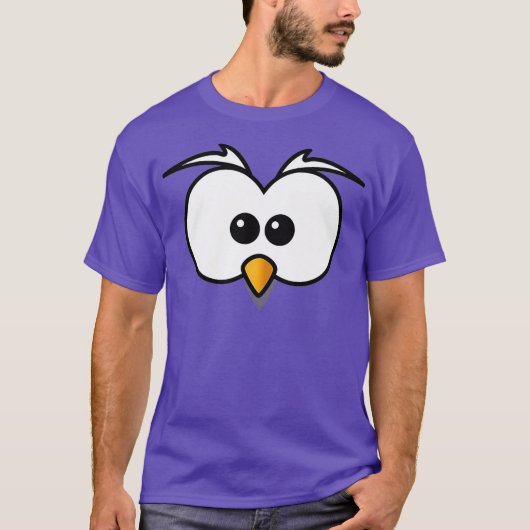 Angry Sneaky Bird Eyes Premium T-Shirt (Vorderseite)