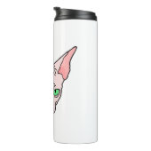 Angry Sphynx Sphinx Cat Pet Thermosbecher (Nach rechts gedreht)