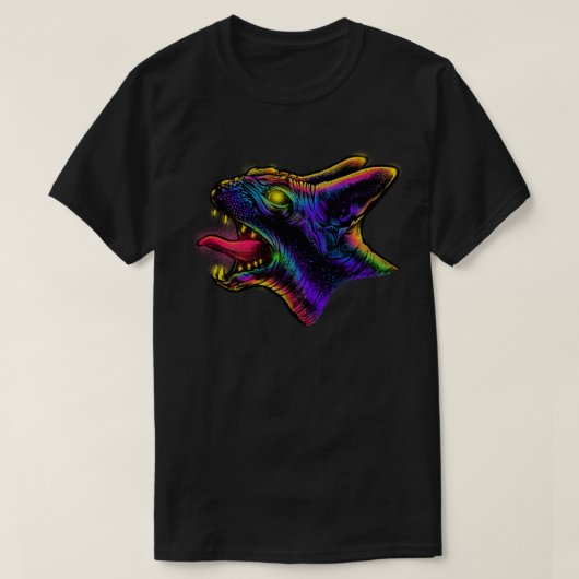Angry Sphynxcat T-Shirt (Design vorne)
