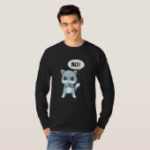 Angry Statement Cat T-Shirt (Vorne ganz)