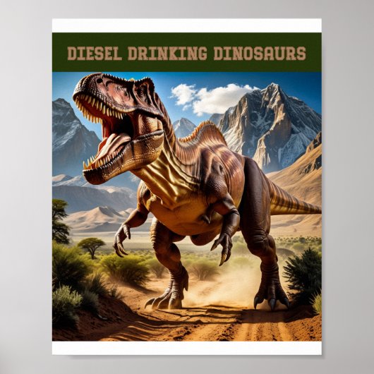 Angry T. Rex Poster (Vorne)
