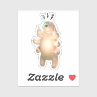 Angry tardigrade aufkleber