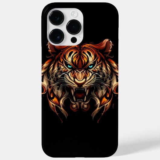 Angry Tiger Case-Mate iPhone Hülle (Rückseite)