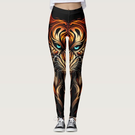 Angry Tiger Leggings (Vorderseite)