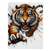 Angry Tiger Poster (Vorderseite)