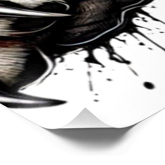 Angry Tiger Poster (Ecke)