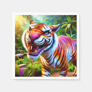 Angry Tiger Serviette