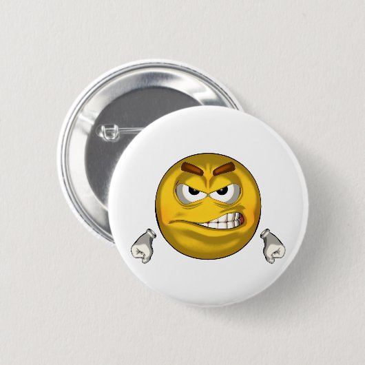 Angry - Toon Button (Vorne & Hinten)