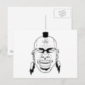 Angry Tooth Postkarte (Vorne/Hinten)