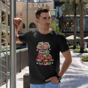 Angry Train Cartoon T-Shirt