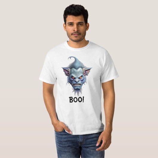 Angry Troll Halloween T-Shirt (Vorne ganz)