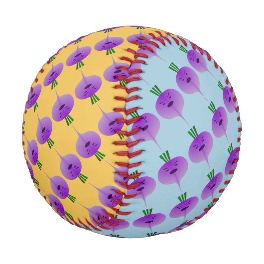 Angry Turnip von Kenneth Yoncich Baseball (Schrägansicht)
