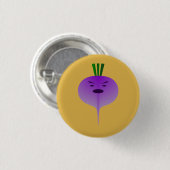 Angry Turnip von Kenneth Yoncich Button (Vorne & Hinten)