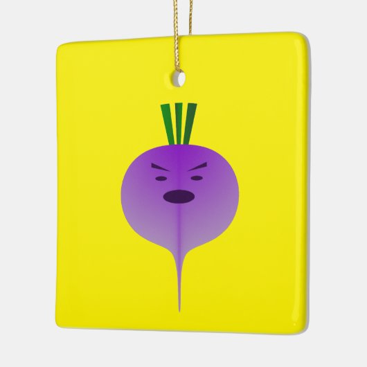 Angry Turnip von Kenneth Yoncich Keramikornament (Links)