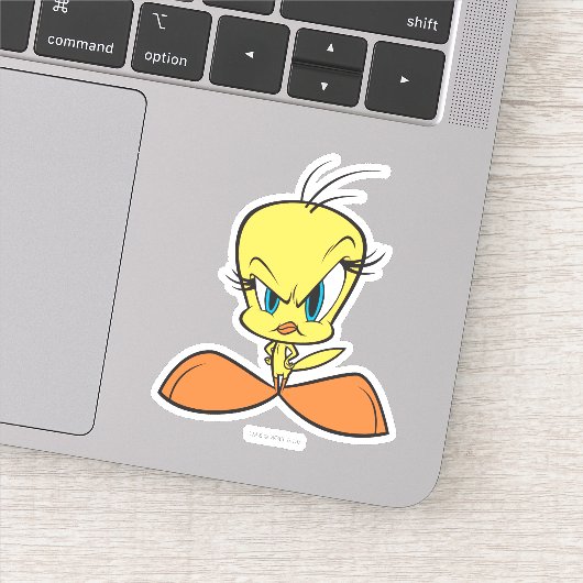 Angry TWEETY™ Aufkleber (Detail)